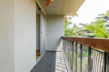 Balcony area at Los Feliz, Los Angeles, California